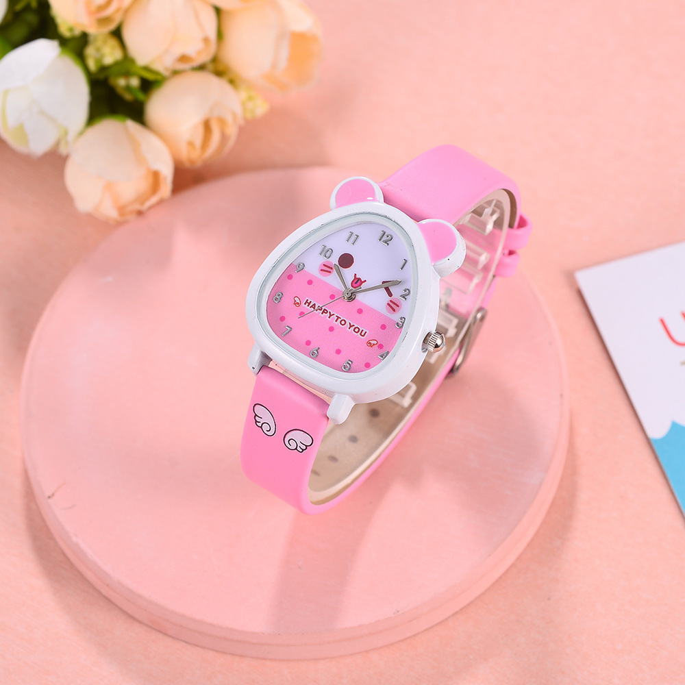 热销新款儿童米老鼠卡通米奇表盘石英表 中小学生可爱卡通风手表