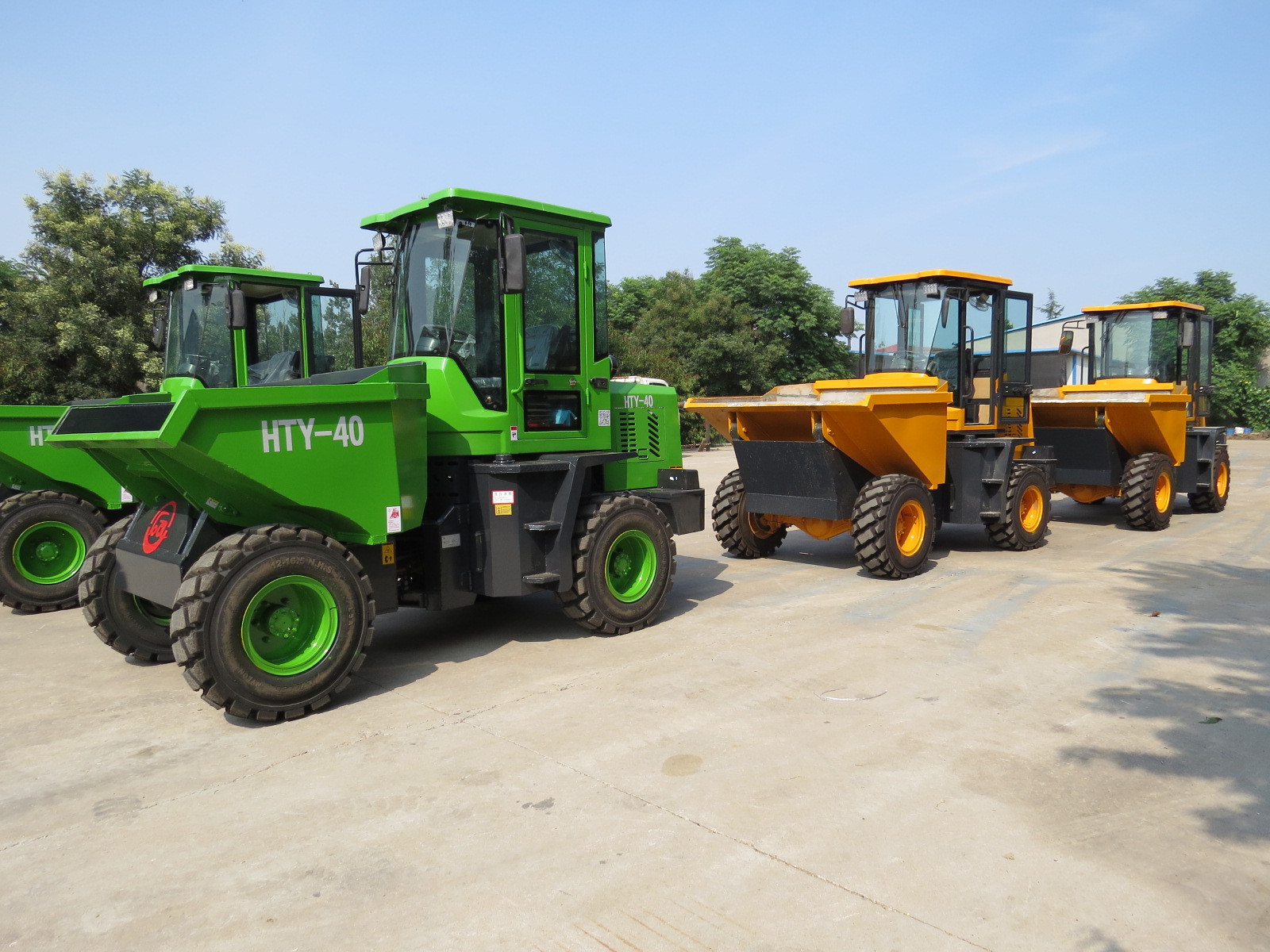 液压矿用四轮建筑翻斗车