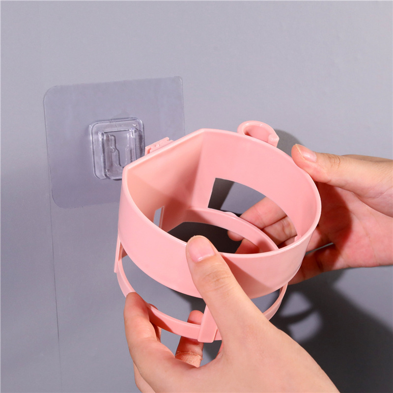 Bathroom Punch-Free Adhesive Hair Dryer Rack Bathroom Rack Wall-Mounted Seamless Electric Blow Sticker Hair Dryer Holder