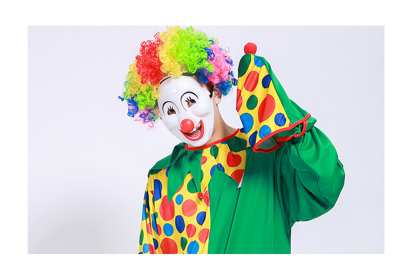 现货万圣节小丑服装 成人小丑服饰男女马戏团表演服节日演出装扮