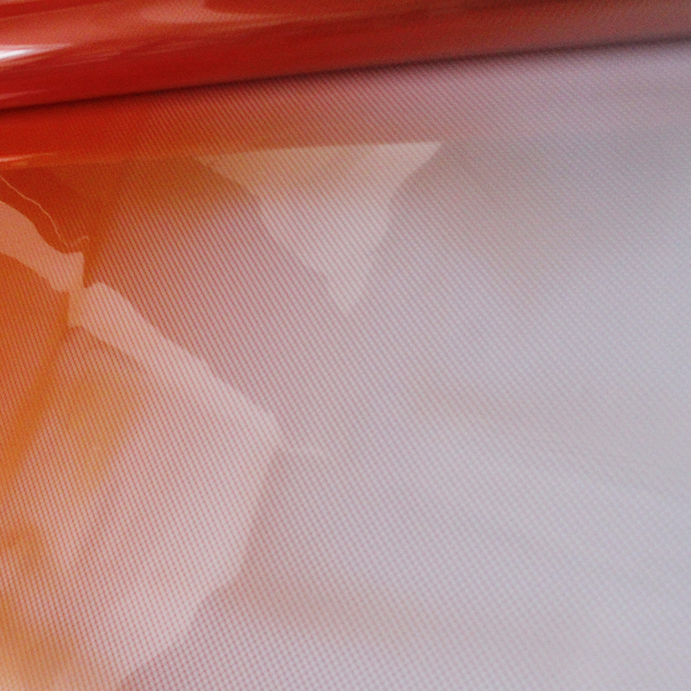 橙色圆点渐变夹胶玻璃pet夹层玻璃中间膜无胶装饰膜厂家特价