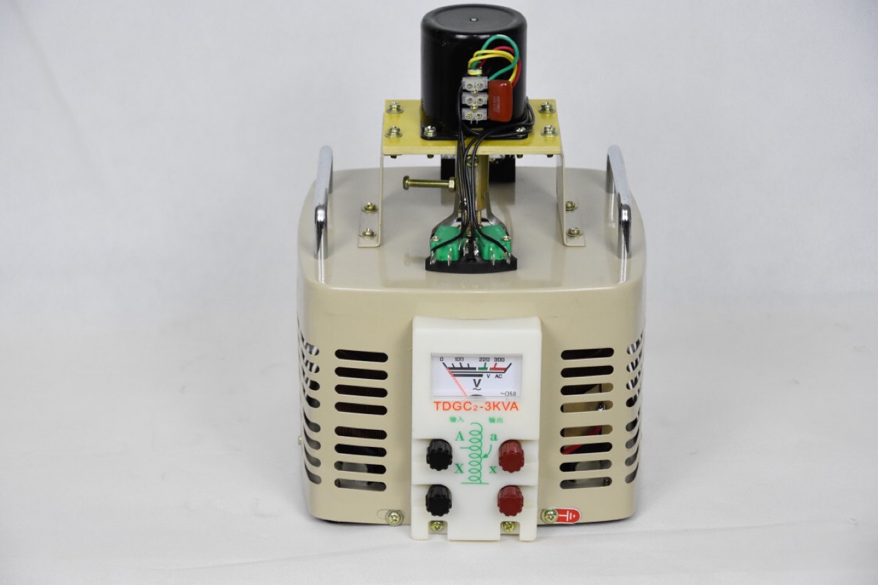 电动接触式调压器tdgc23kva单相交流输入220输出0300v全铜