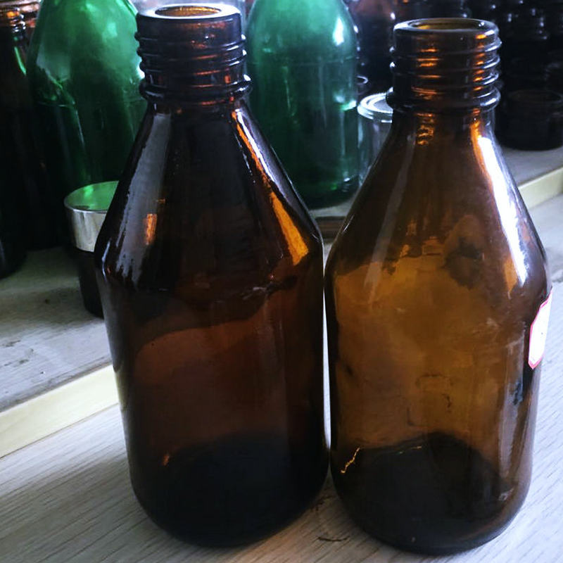 100ml250ml500ml棕色试剂瓶琥珀色玻璃瓶保健品瓶农药瓶留样瓶