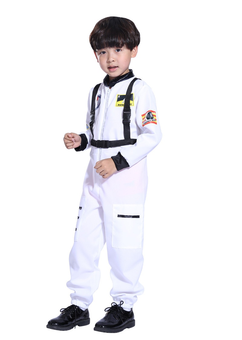万圣节服装儿童成人男女cosplay表演宇航服航天员衣服飞行员衣服