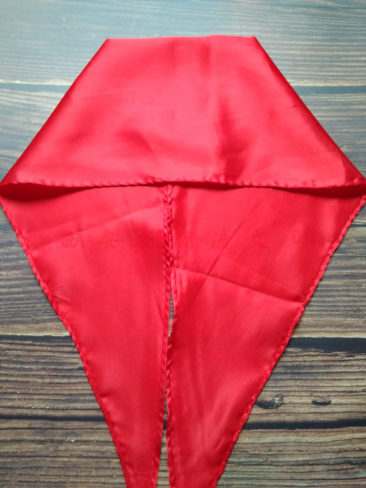 红领巾小学生少先队员光面丝绸1米红领巾颜色鲜艳不易褪色绸缎