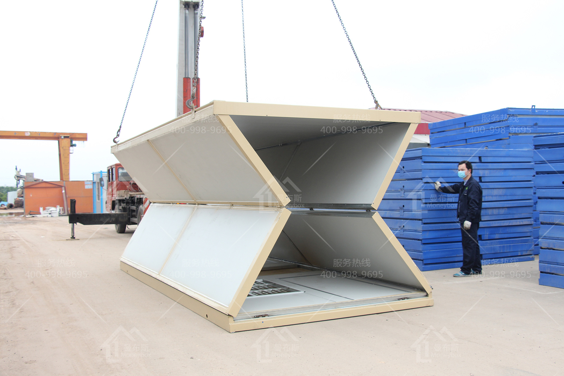 厂家直销 箱房折叠箱 活动板房 集装箱式房 住人集装箱