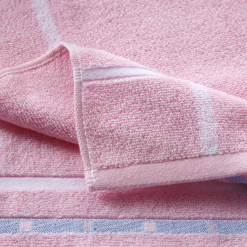 洁丽雅全棉毛巾 缎档素色成人毛巾 柔软舒适吸水洗脸面巾家用毛巾