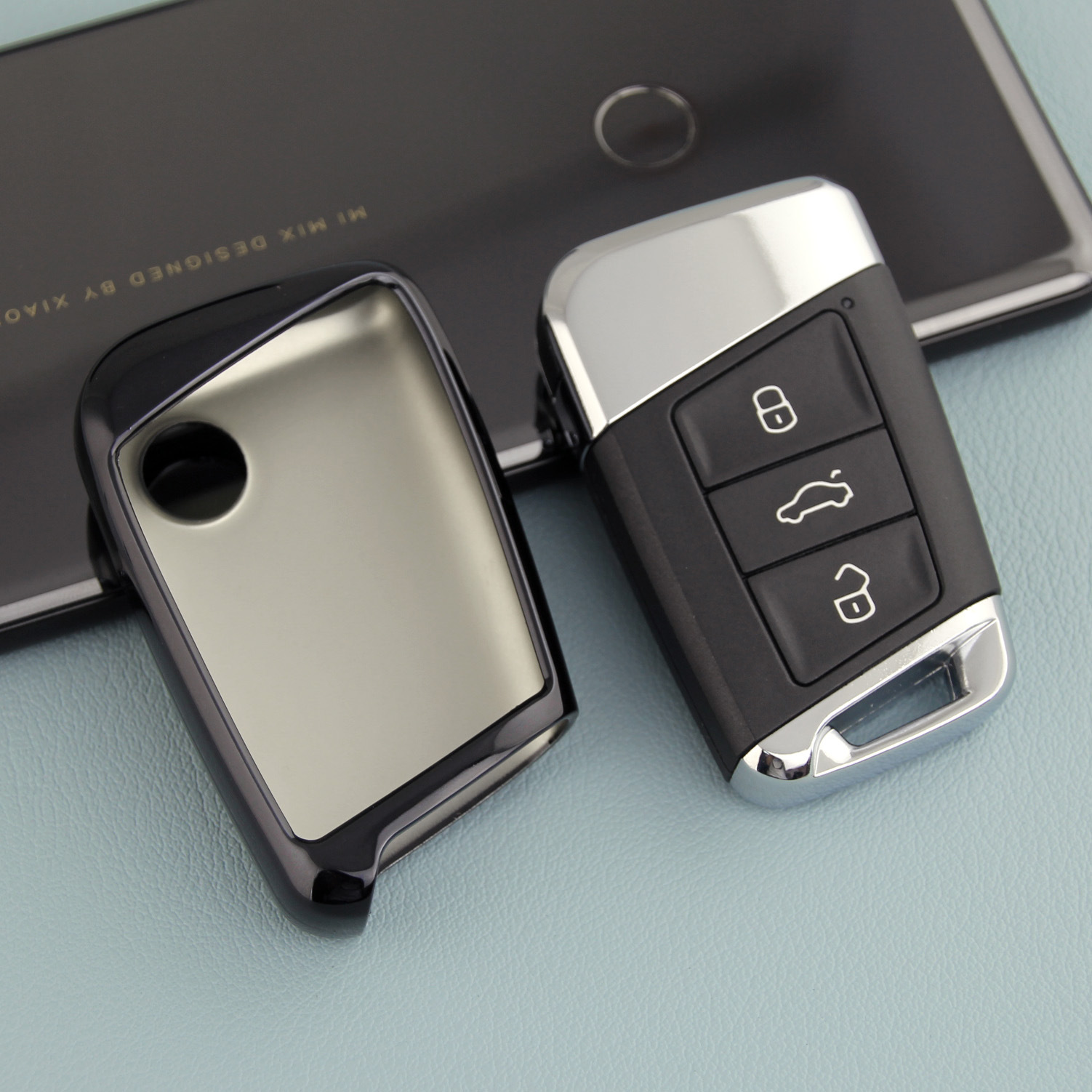 适用于大众新迈腾b8l蔚揽新款钥匙包cc汽车男女钥匙套车用保护壳