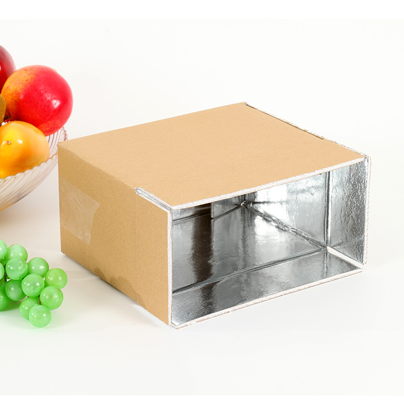 2号保温纸箱加厚运输保鲜箱定制铝箔水果保温快递纸箱活鱼箱定制