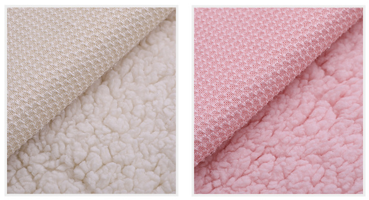 绒布厂家直销 羊羔绒单面棉花绒针织面料 时尚家居服里布