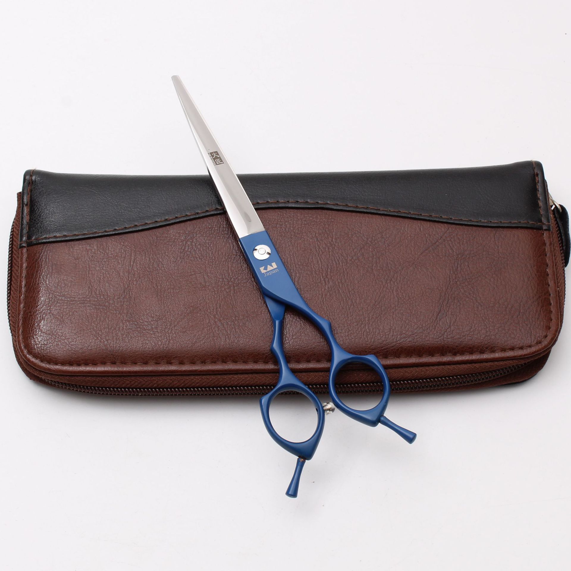 专业宠物美容直剪6.5寸推毛剪萌系造型修毛平剪泰迪贵宾宠物剪刀