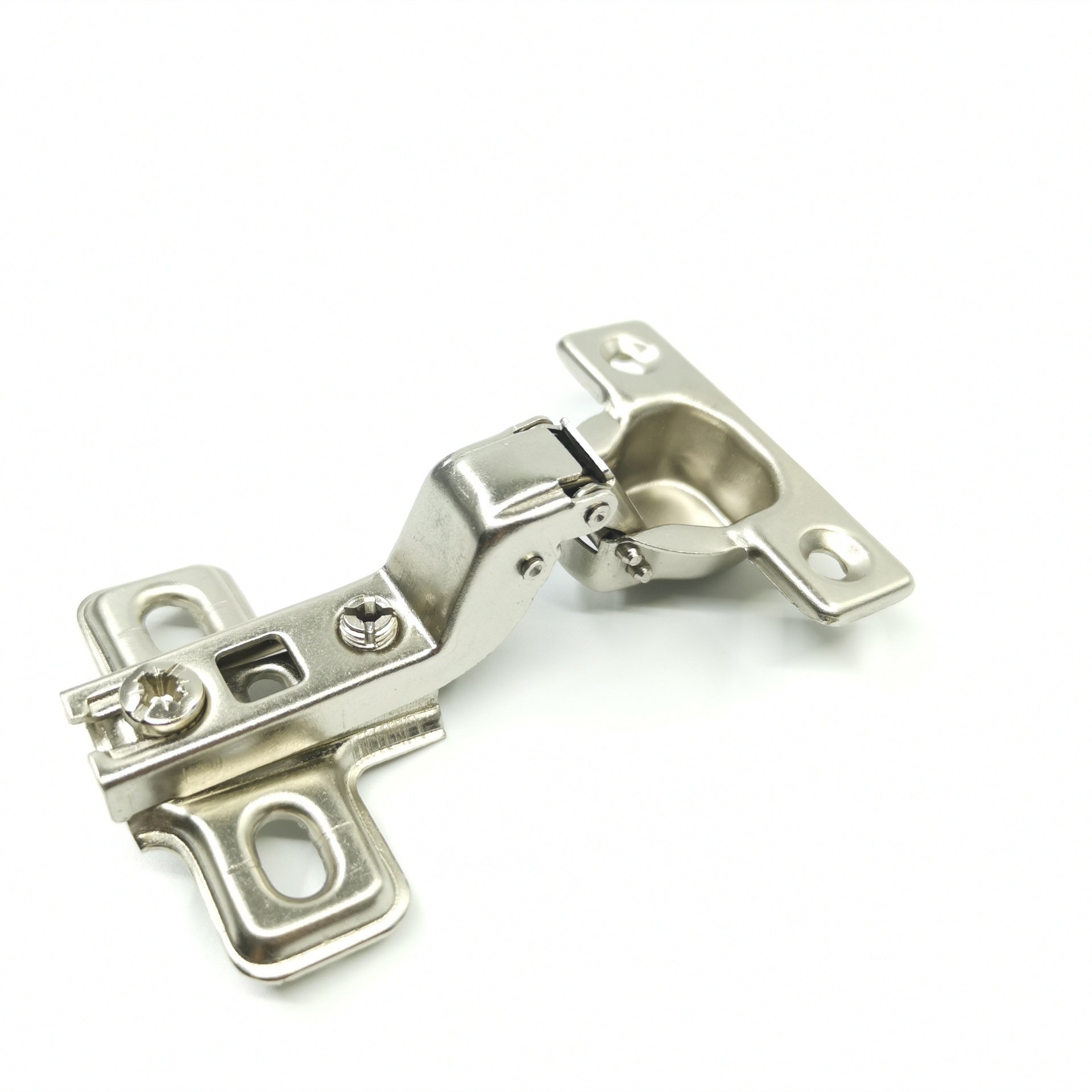 26杯二段力大弯两孔底座小铰链 书柜橱柜铰链 普通二段力铰链