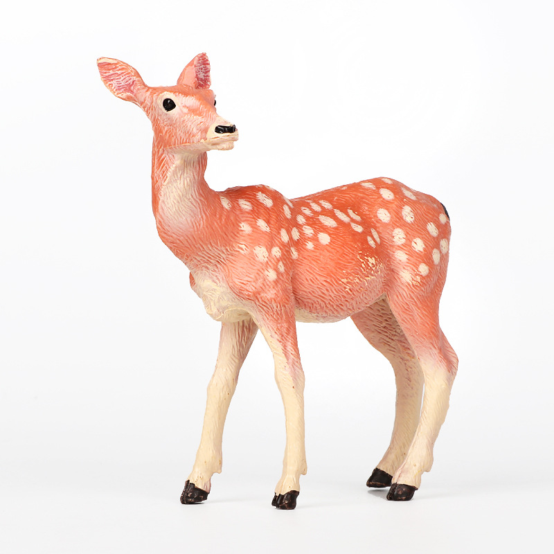 跨境热销仿真野生动物模型 梅花鹿模型 鹿 儿童玩具 摆件