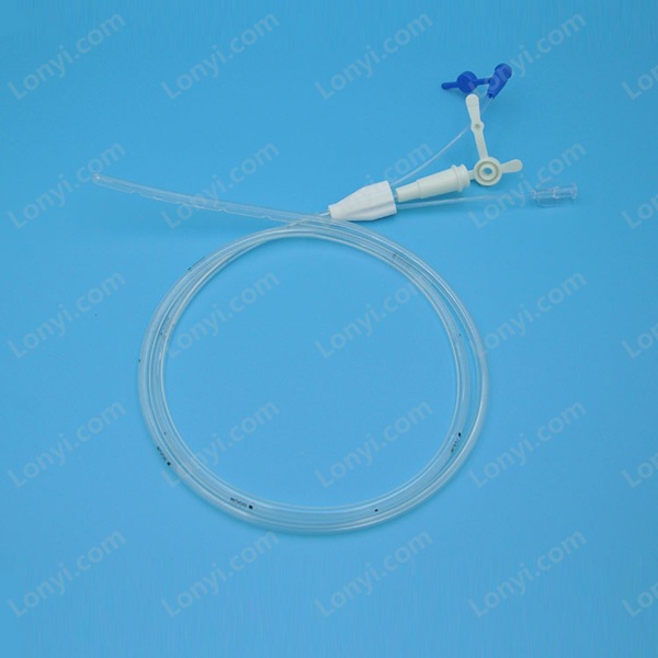 朗医医用导管三腔胃管tpu喂食管减压营养小肠螺旋型鼻饲管代工