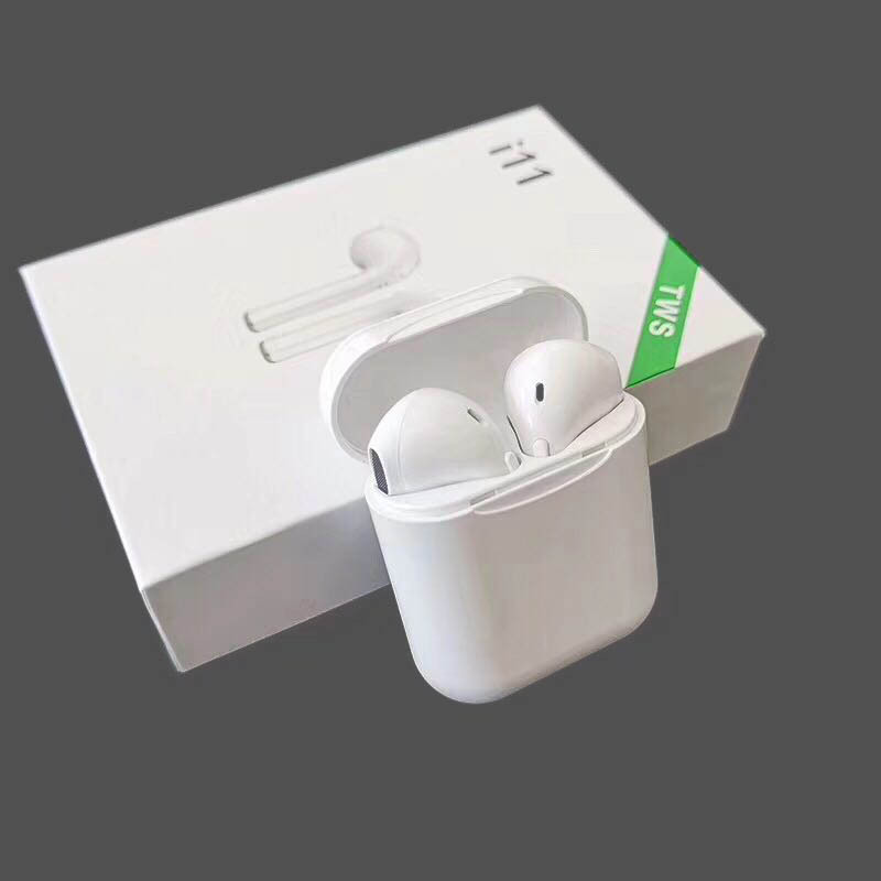 i11蓝牙耳机5.0无线蓝牙耳机对双耳tws带弹窗白盒运动款蓝牙耳机