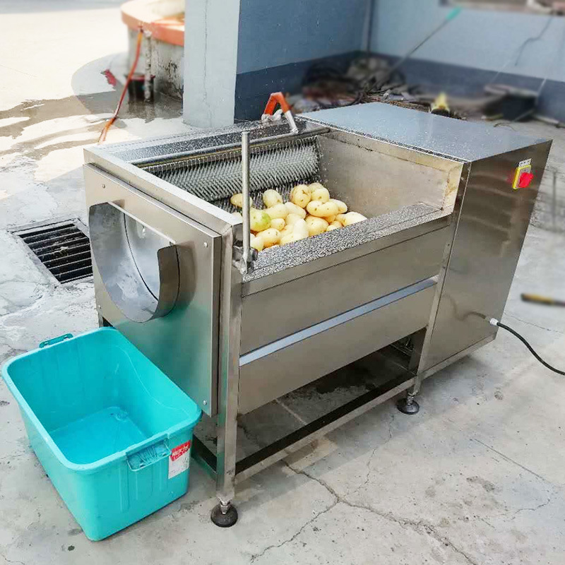 新型土豆去皮机 多功能中央厨房食堂根茎类毛辊清洗去皮机