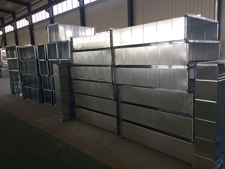 风管批发排风通风管道除尘通风管道镀锌矩形风管镀锌铁皮通风管道