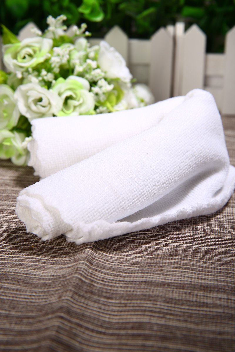 酒店餐饮用一次性湿毛巾单片独立包装竹纤维湿毛巾 可印制logo