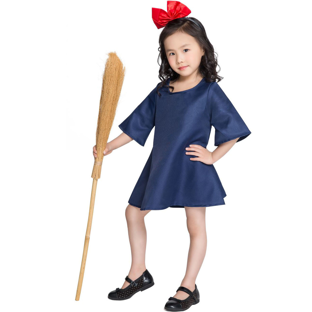 女童演出服可爱魔女琪琪儿童版 万圣节服装 动漫宫琪俊舞台表演服