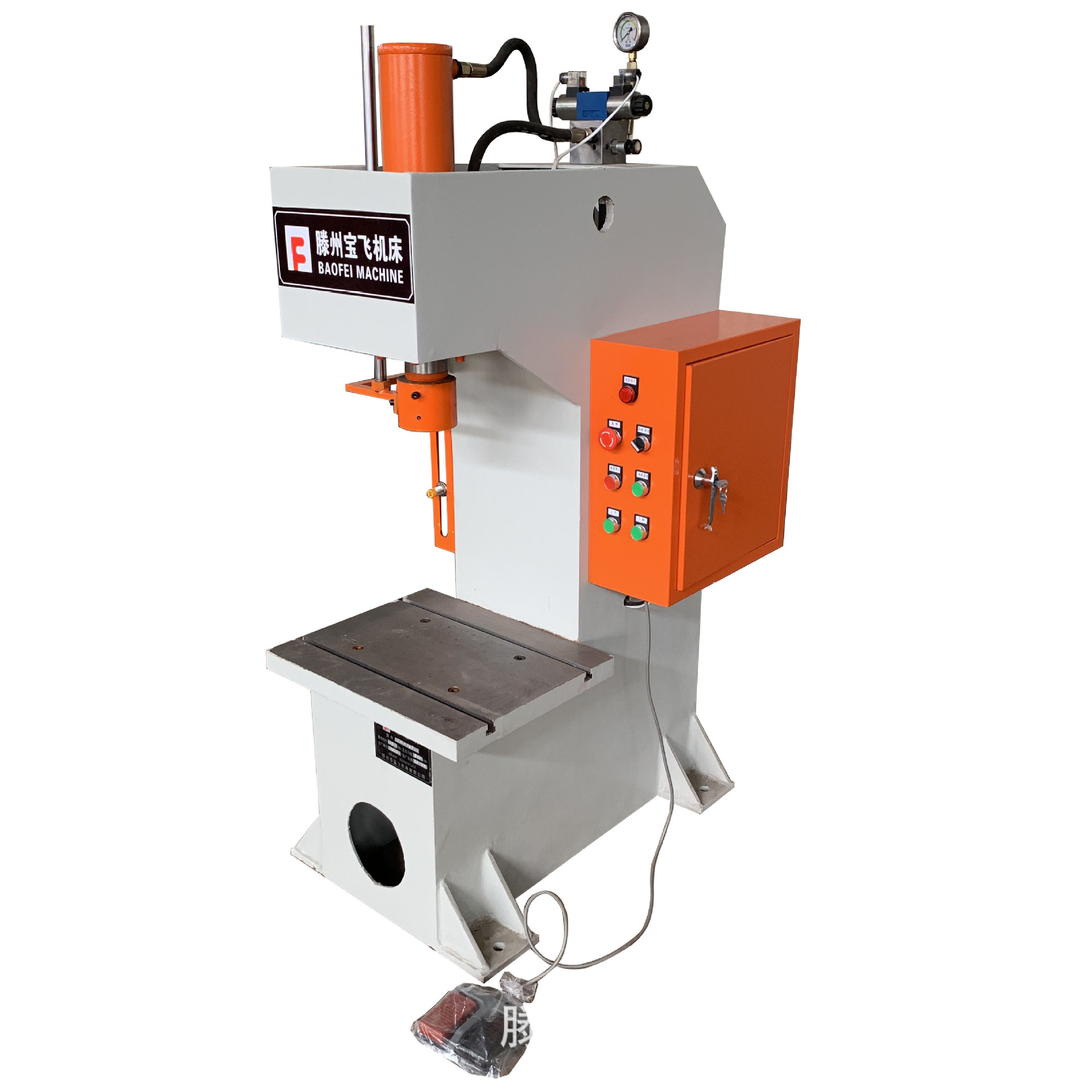 小型自动10吨压力机电子压装油压机20t单臂液压机小型手动液压机