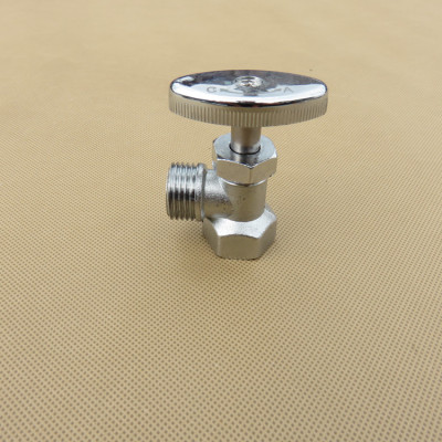 卡套式针阀 全铜镀镍 硬管 铜管 高压阀门 双卡套 截止阀