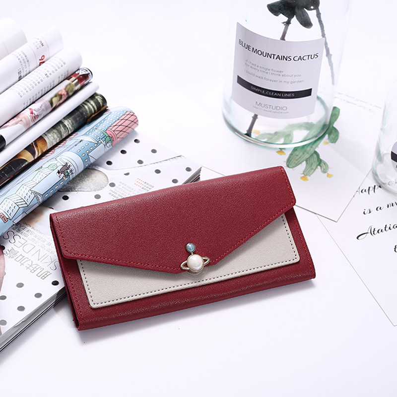 【工厂直销】新款韩版多功能二折信封钱包 手机包 女士手拿包批发