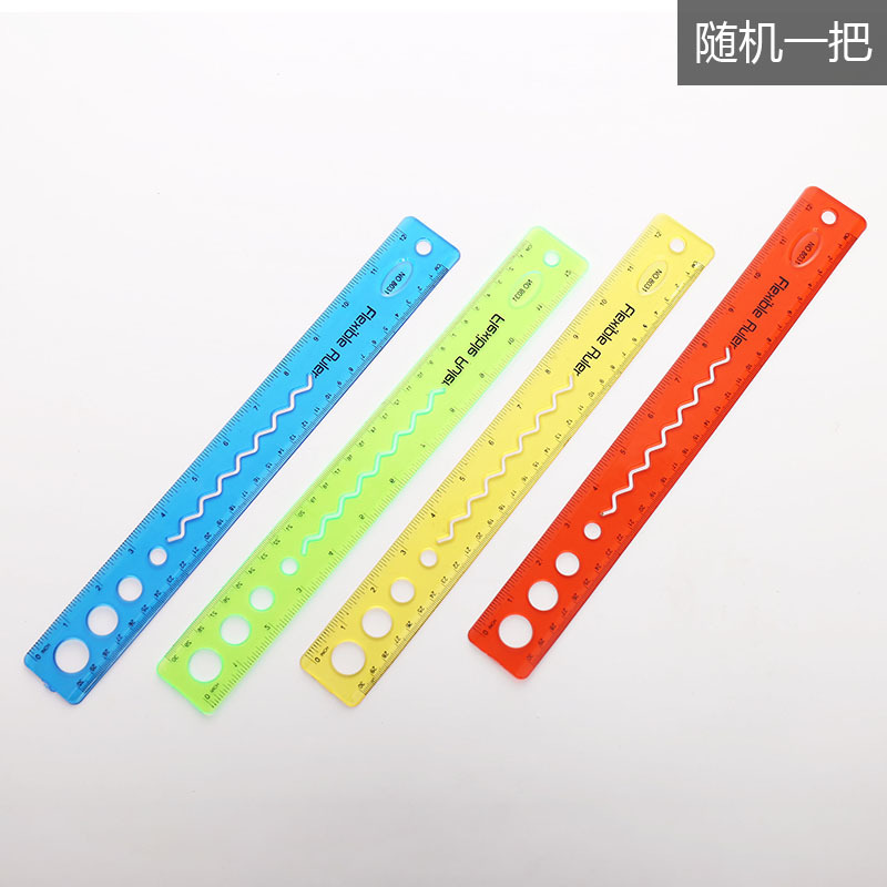 Measuring Tape Children Student Stationery 30cm Ruler Foldable Multifunctional School Supplies Wholesale Measurement Measuring Tape Wholesale