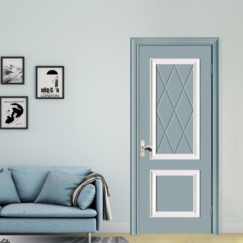 铛铛木业 厂家定制套装门卧室门室内门 厂家直销实木门h8804