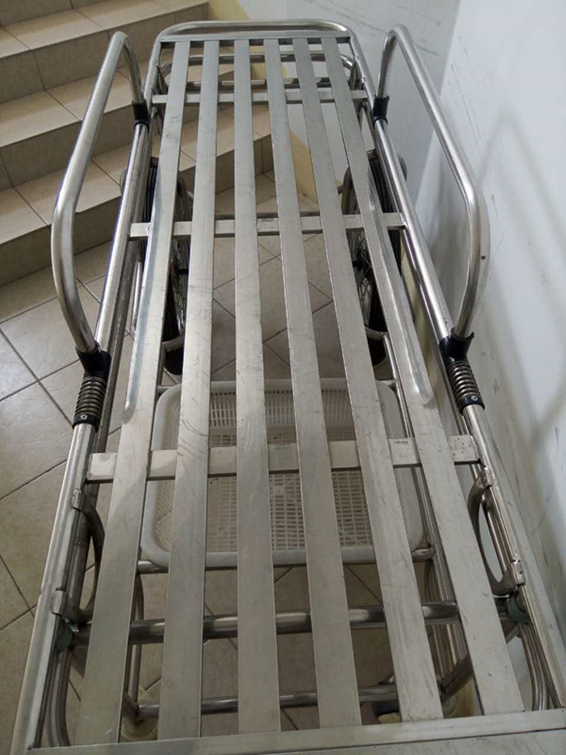 医院用不锈钢担架车推车四小轮担架车转运担架车不锈钢胃*镜*车