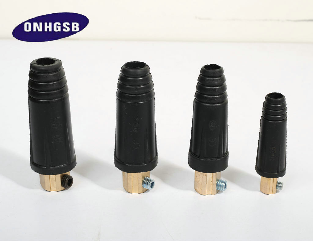 专业生产欧式快速接头 电焊机快速插头 dkj10-25焊机快速接头