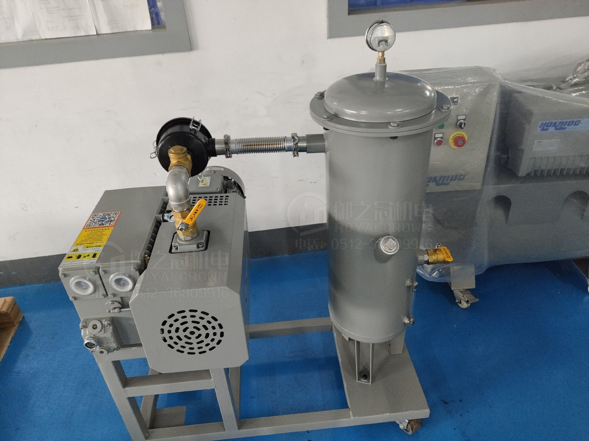 真空泵前置水汽过滤器 油泵 分离大量水汽水蒸气油雾滤水除水排水