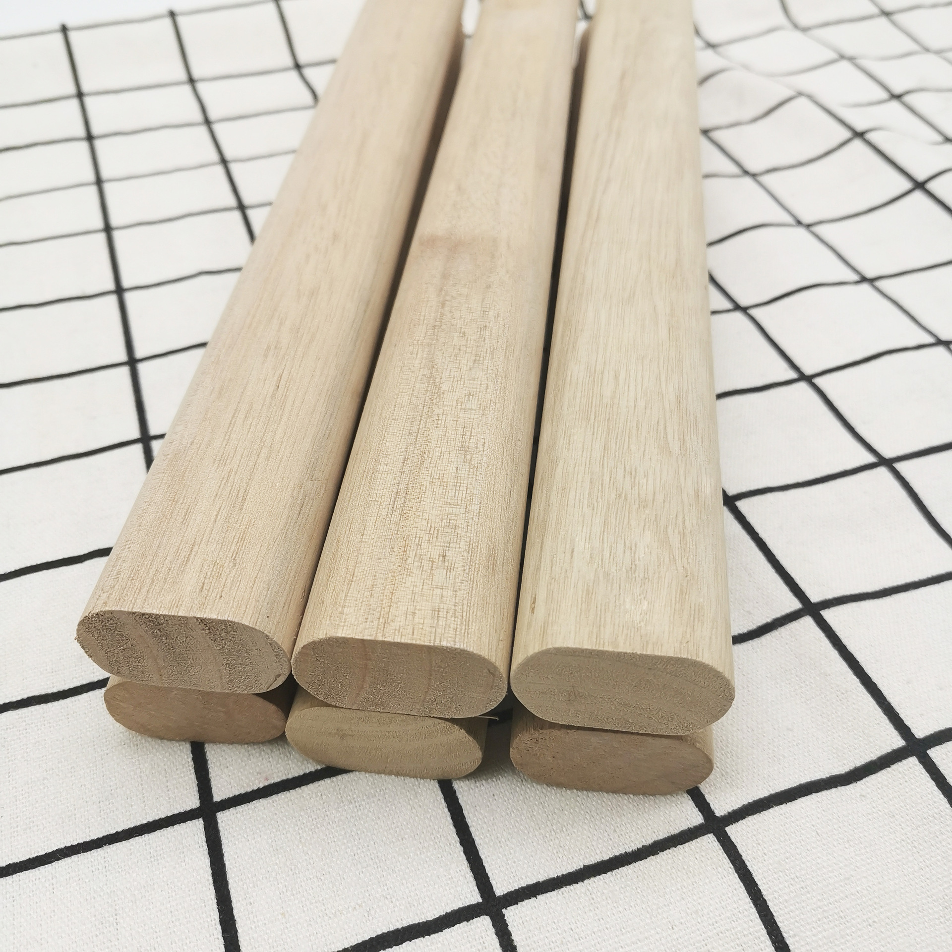 防臭驱虫扁棍木配件香樟木晾衣棒实木衣杆榉木衣杆衣柜挂衣杆