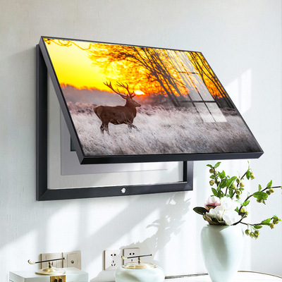 餐厅电表箱装饰画挂画配电箱画壁画客厅电源总开关画电闸盒免打孔