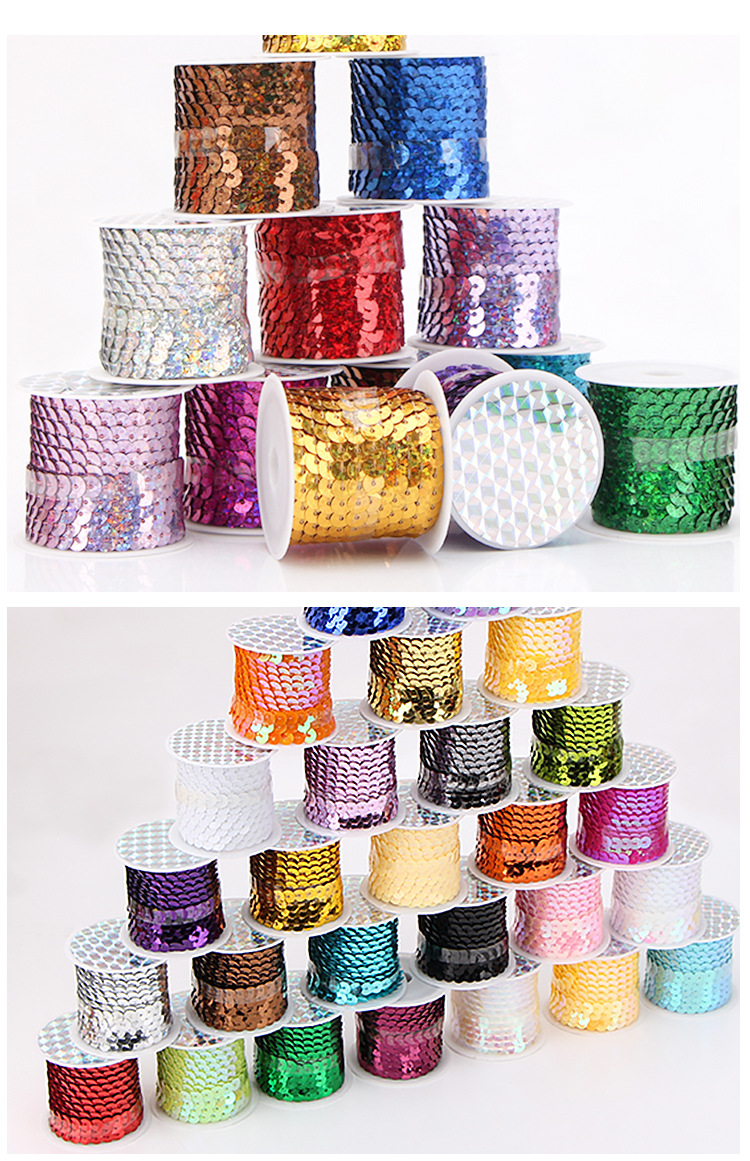 亮片花边辅料亮片条带服装舞台表演辅料亮片diy手工装饰亮片条