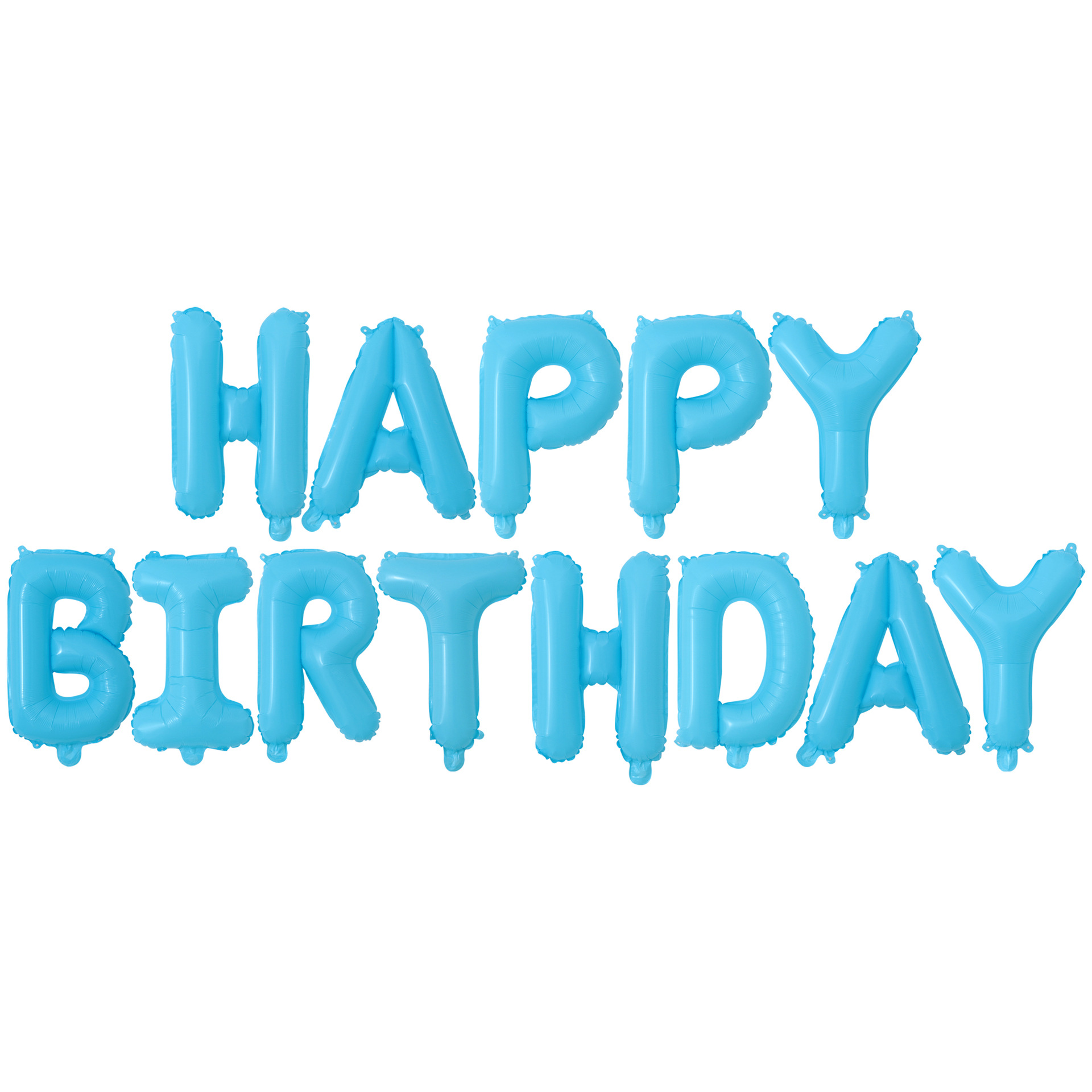 16寸happy birthday铝膜字母套餐批发 生日快乐瘦版仿美气球套装