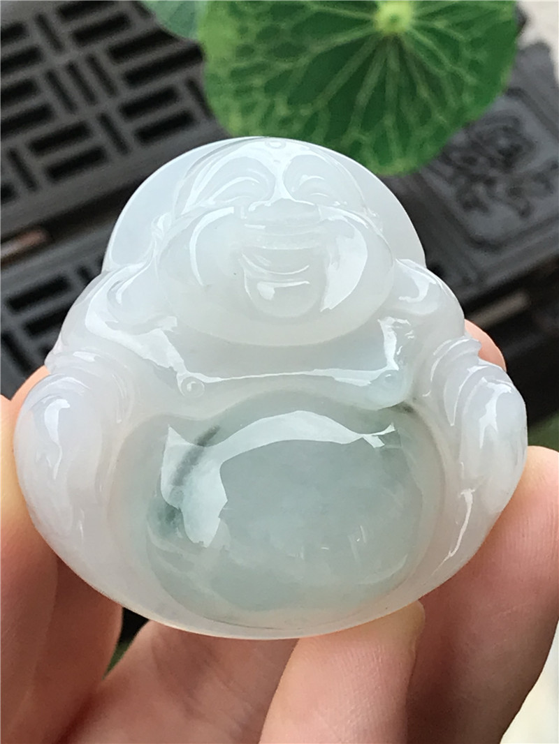 蒙派批发果敢翡翠 多款飘花翡翠佛公玉佛玉石弥勒佛吊坠玉坠挂件