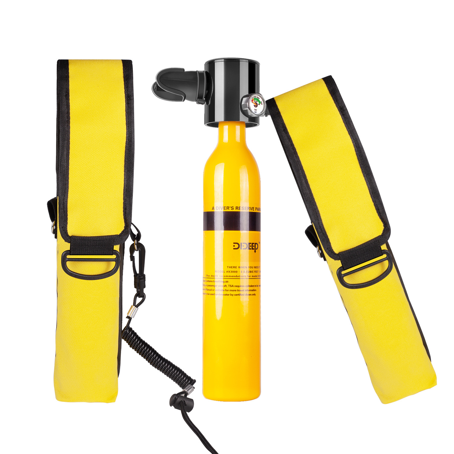 dideep 水肺 迷你氧瓶潜水教学 水下呼吸器 游泳装备 呼吸氧气罐