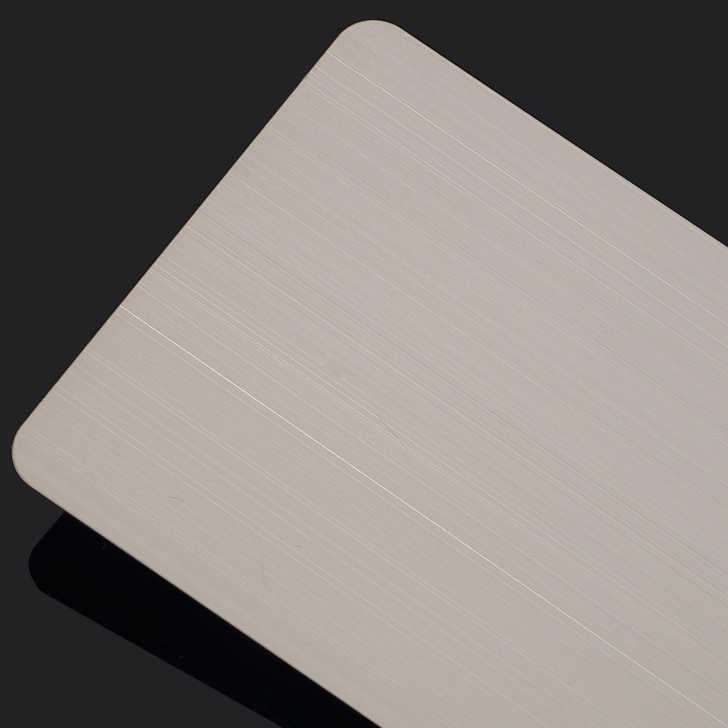 厂家本色拉丝贴膜201304不锈钢拉丝板彩色装饰板122244cm