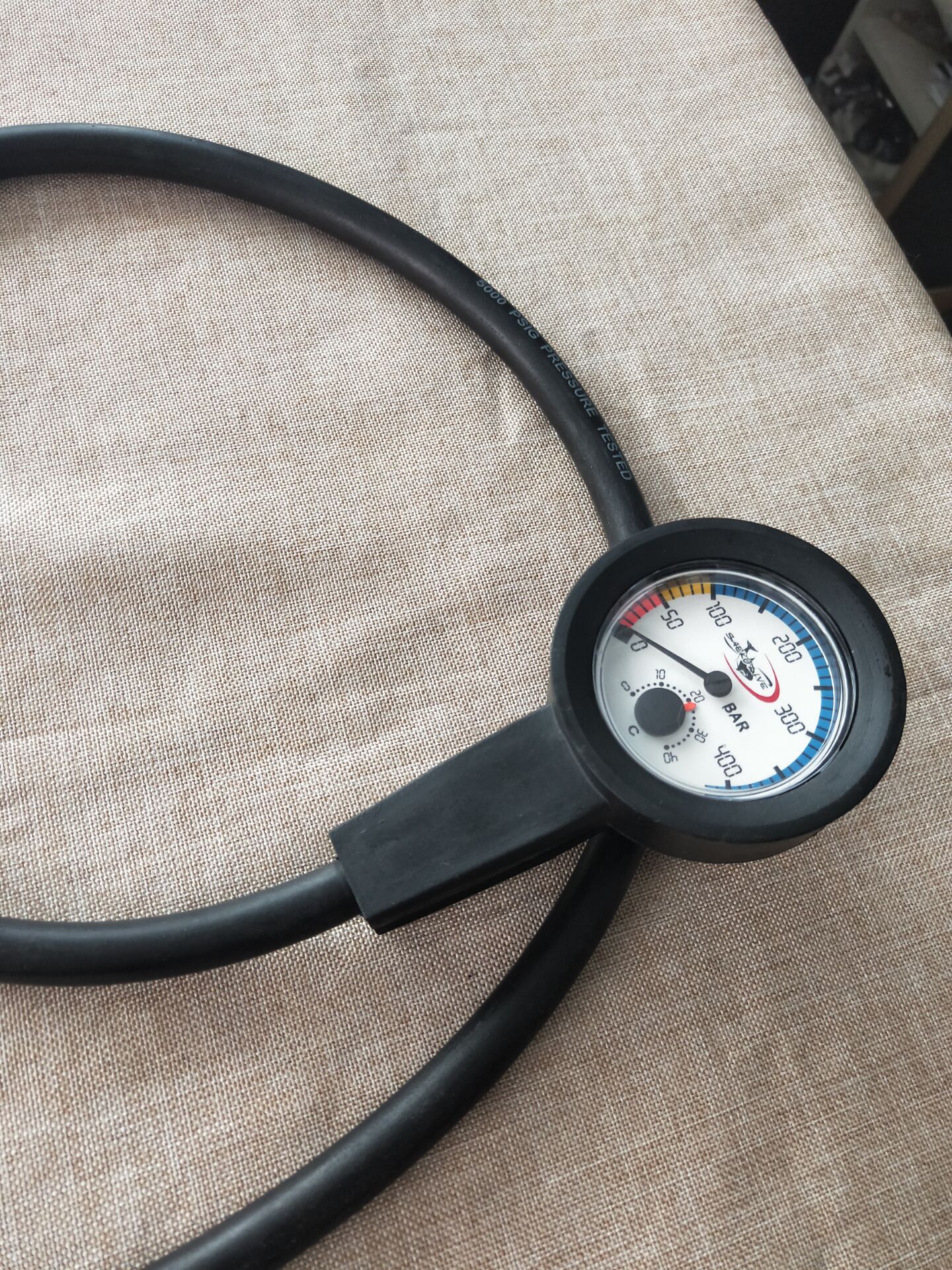 saekodive正光潜水残压表潜水气压表进口潜水压力表 一联表单联表