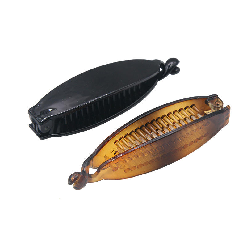 珍珠抓夹一字形金属韩版ins发抓韩国气质淑女后脑勺鲨鱼夹发夹女-询价