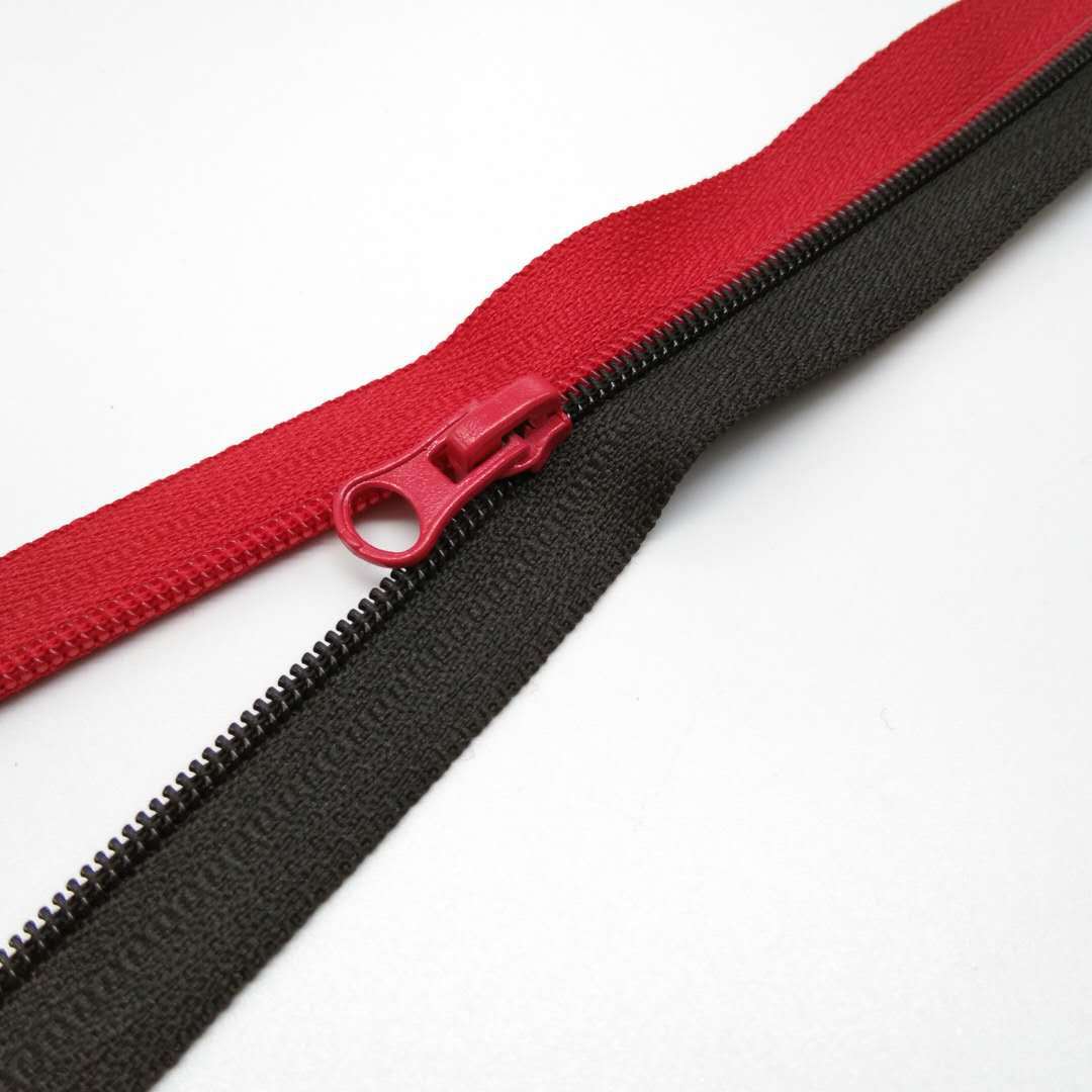 3号5号尼龙拉链双色开尾转色拉链互拼布带特殊拉链葫芦头喷漆