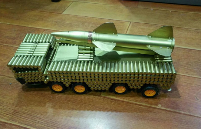 军事模型 大型子弹壳工艺品摆件 创意手工装饰品 部队军人礼品