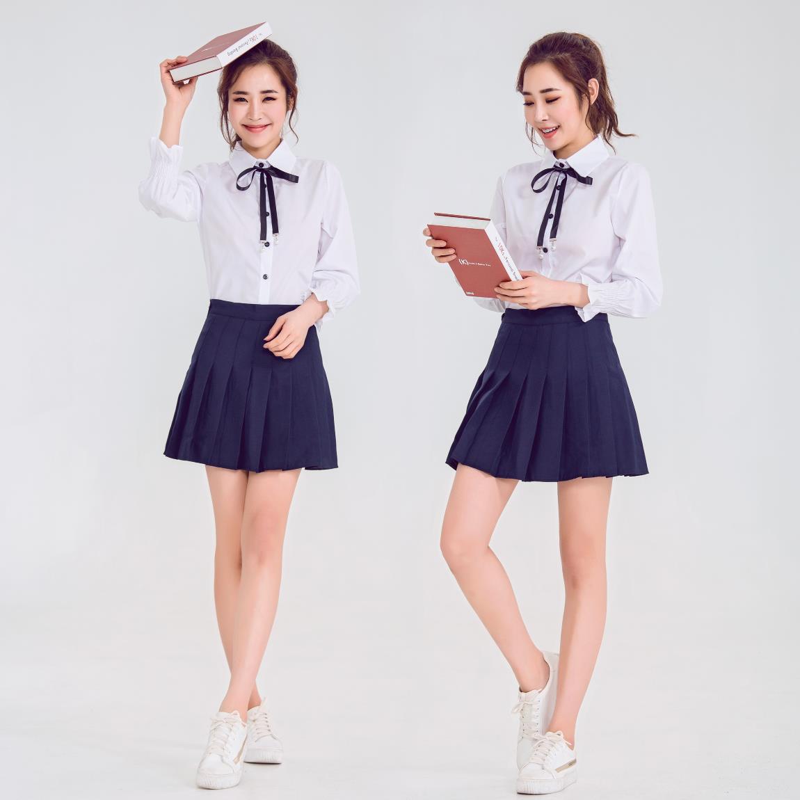 2019年新款日韩学生妹服装日常学生制服清新纯情校园学生装分码