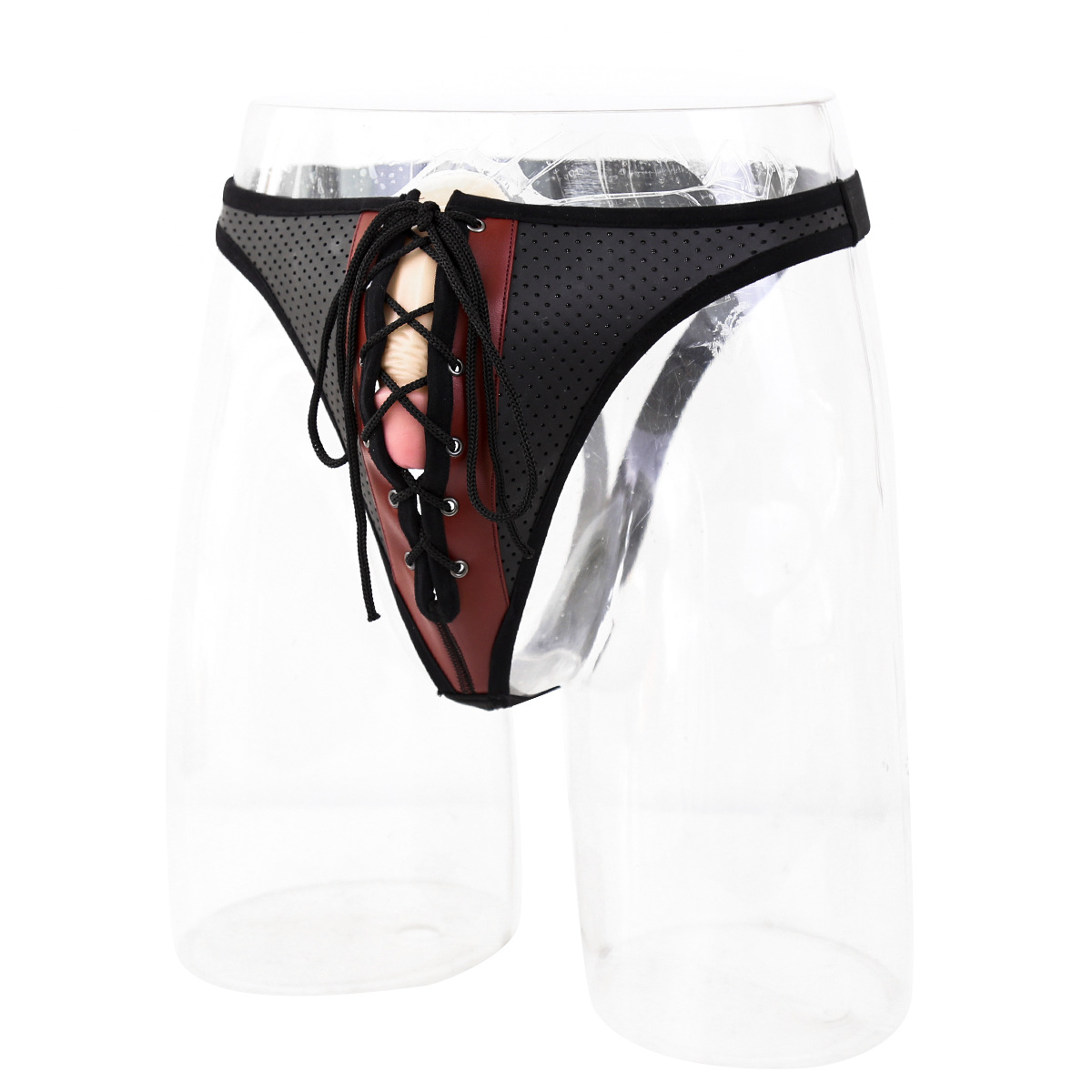 成人性爱刺激玩具黑色系带子情趣内裤男性调教用品现货批发代发