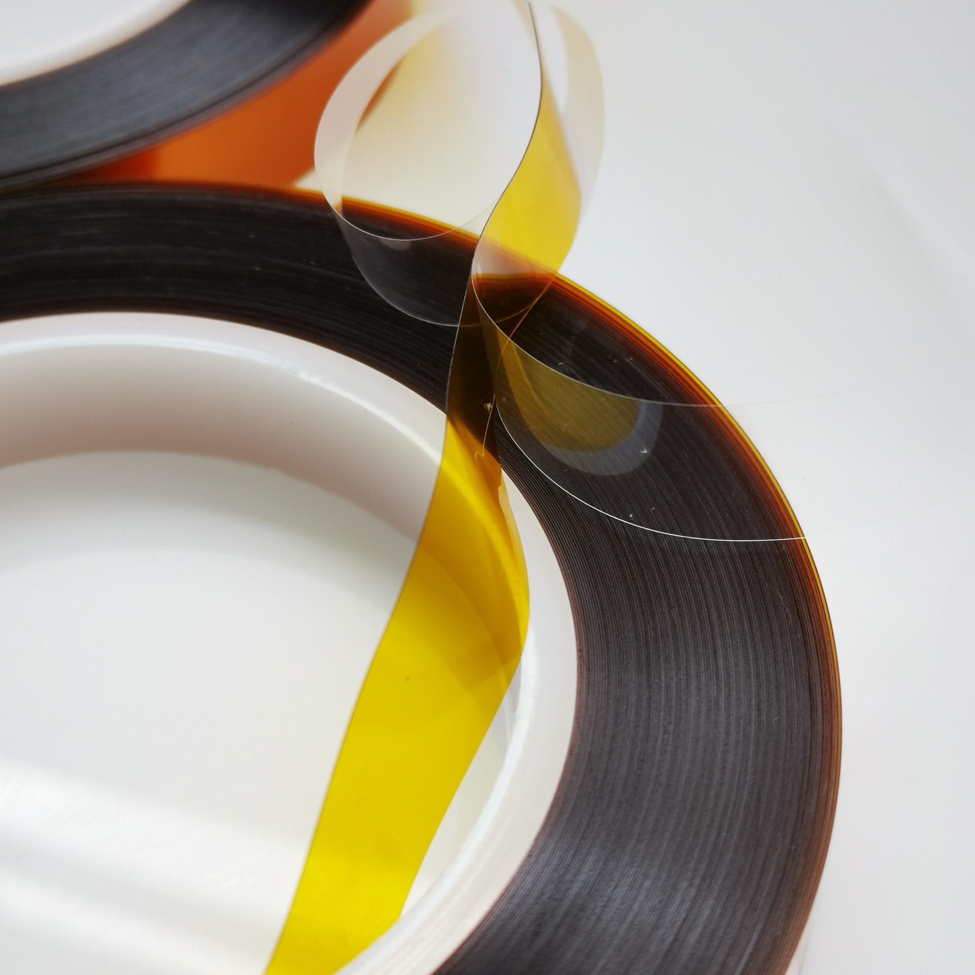 高温胶带0125pi绝缘耐高温阻焊胶带真空镀膜聚酰亚胺双面胶