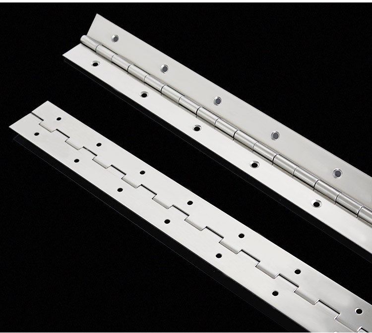 排铰 乐优家钢琴铰链不锈钢长条合页无孔灯箱合叶1寸可定制1.2厚