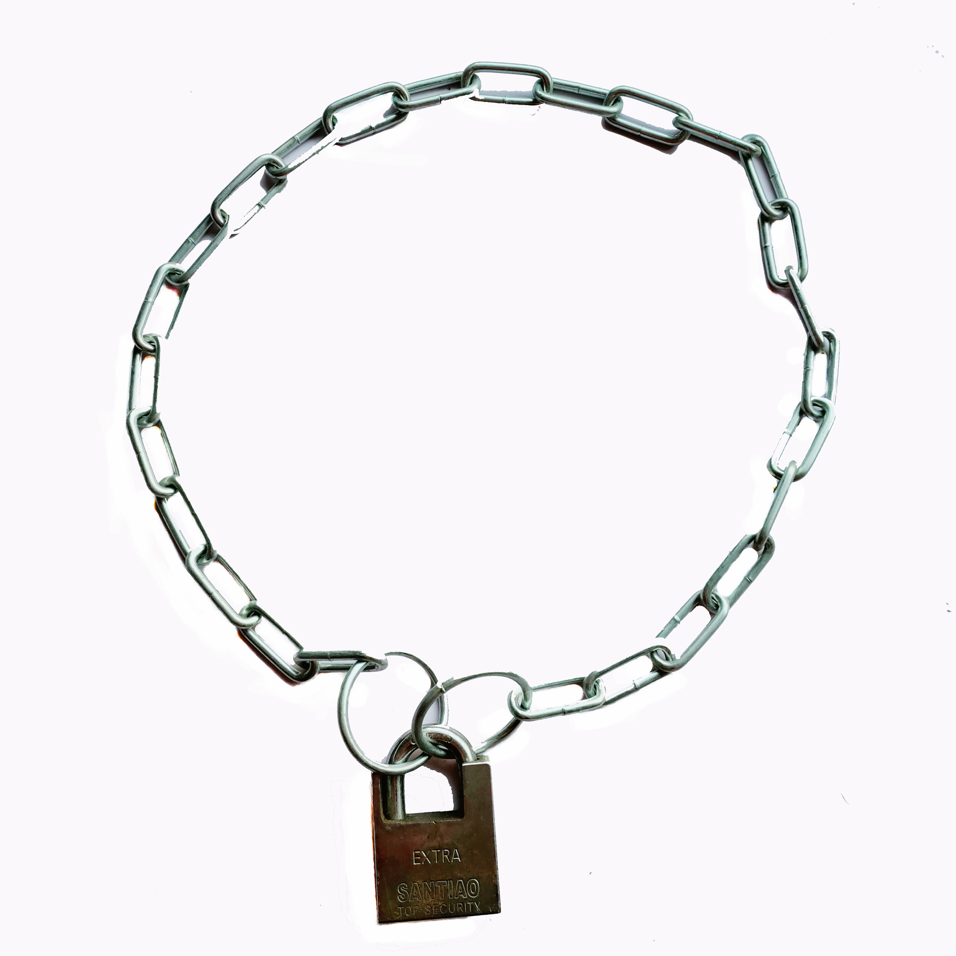 源头供应锁车链优质铁镀锌多规格粗细圆环链可批发多用途铁链锁