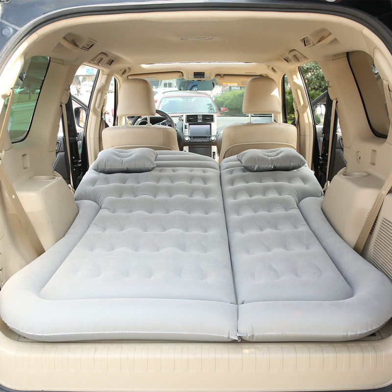 Car Folding Travel Mattress SUV Rear Seat Mattress Trunk Vehicle-Mounted Inflatable Bed Car Floatation Bed Inflatable Mattress