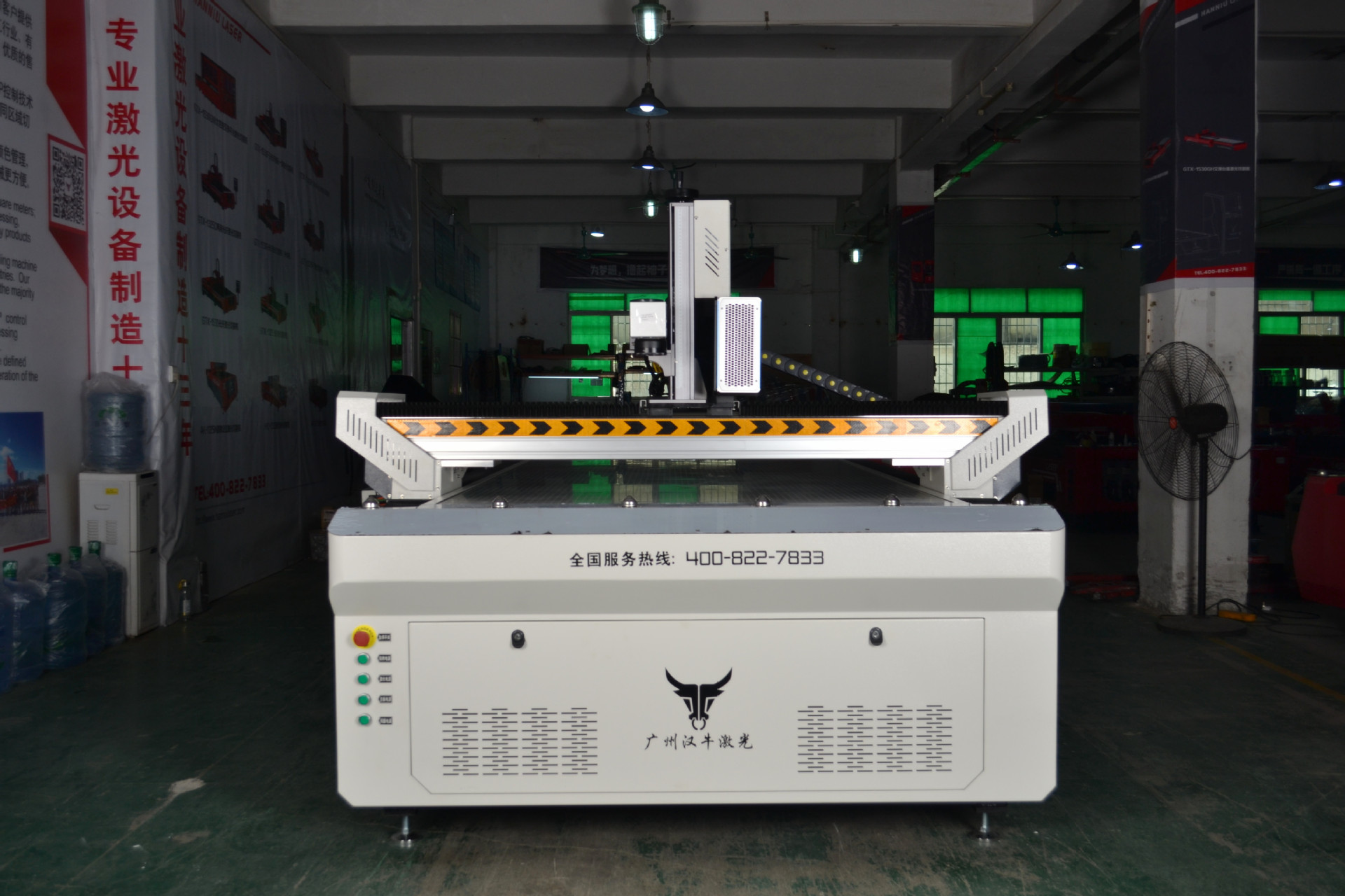 汉牛激光打码机13002500金属雕刻机光纤打标机ml1325