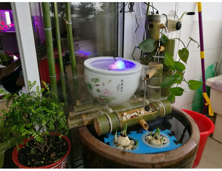 熙颖牌超声波一头假山水池雾化器大雾量鱼缸盆景观造雾加湿喷雾